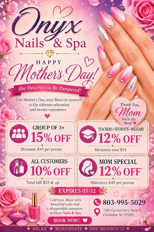 Onyx Nails & Spa — Nail salon in Columbia